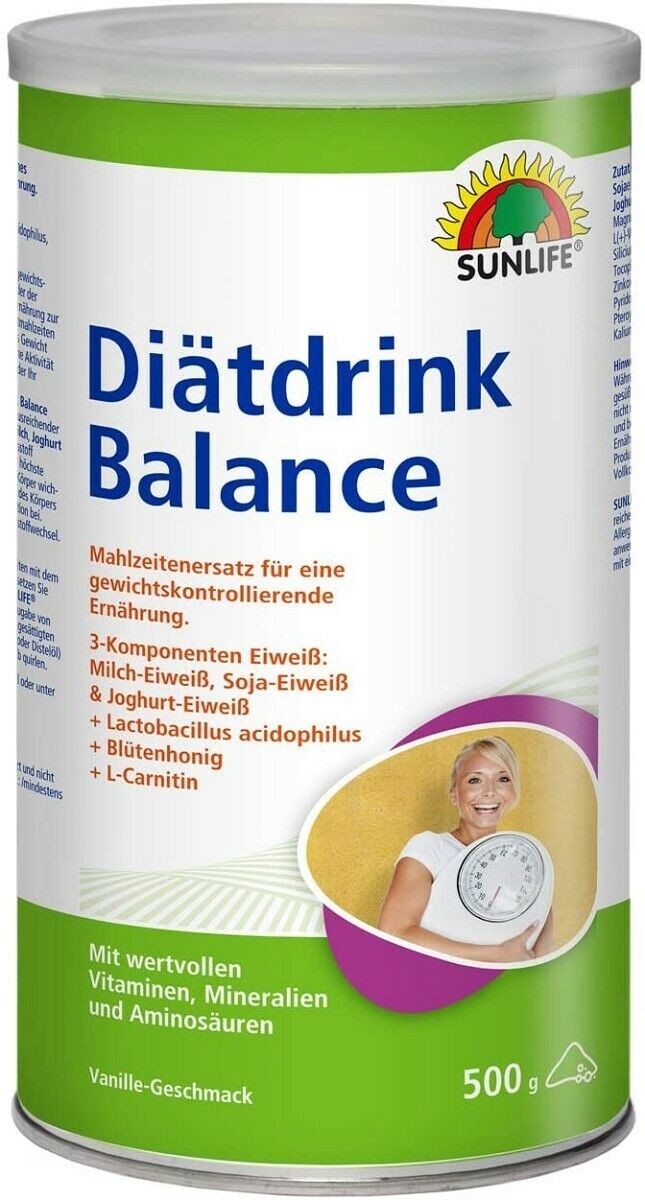 Sunlife Diätdrink Balance Vanille 500 g